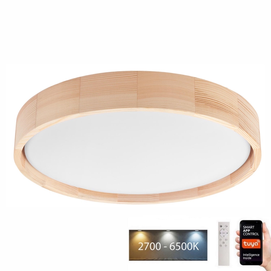 Brilagi - Plafoniera LED MANAROLA SMART LED/24W/230V 2700-6500K diametro 41 cm Wi-Fi + telecomando Tuya