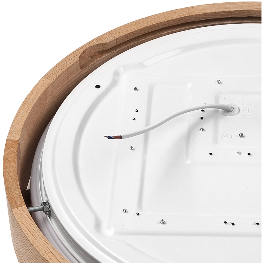 Brilagi - Plafoniera LED MANAROLA SMART LED/24W/230V 2700-6500K quercia diametro 41 cm Wi-Fi + telecomando Tuya