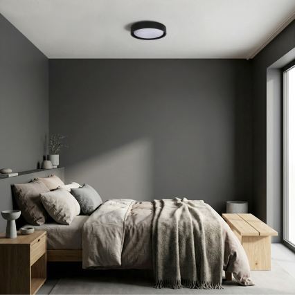 Brilagi - Plafoniera LED MATTEO LED/24W/230V Ø 31 cm nero