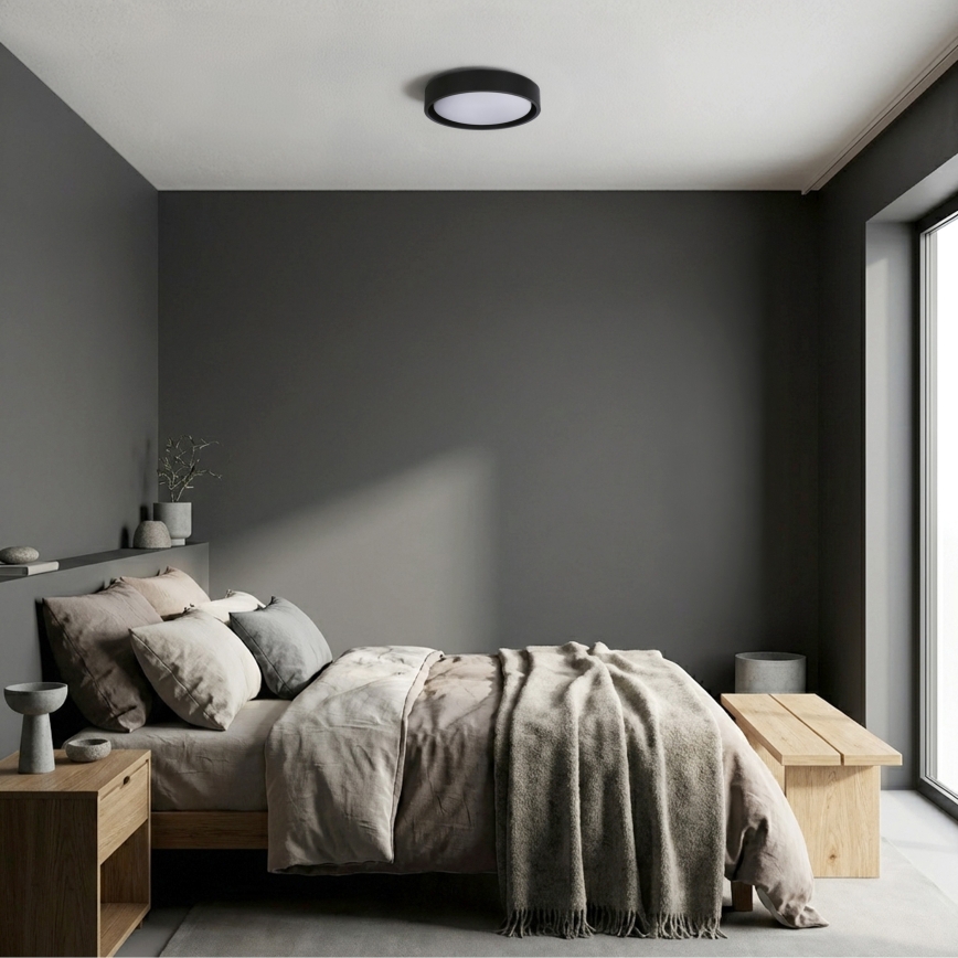 Brilagi - Plafoniera LED MATTEO LED/24W/230V Ø 31 cm nero