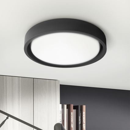 Brilagi - Plafoniera LED MATTEO LED/24W/230V Ø 31 cm nero