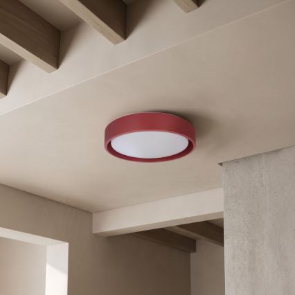 Brilagi - Plafoniera LED MATTEO LED/24W/230V Ø 31 cm rossa