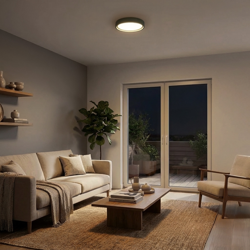 Brilagi - plafoniera LED MATTEO LED/24W/230V Ø 31 cm verde