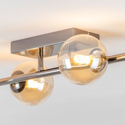 Brilagi - Plafoniera LED MILLA 4xG9/3W/230V nero cromato/oro