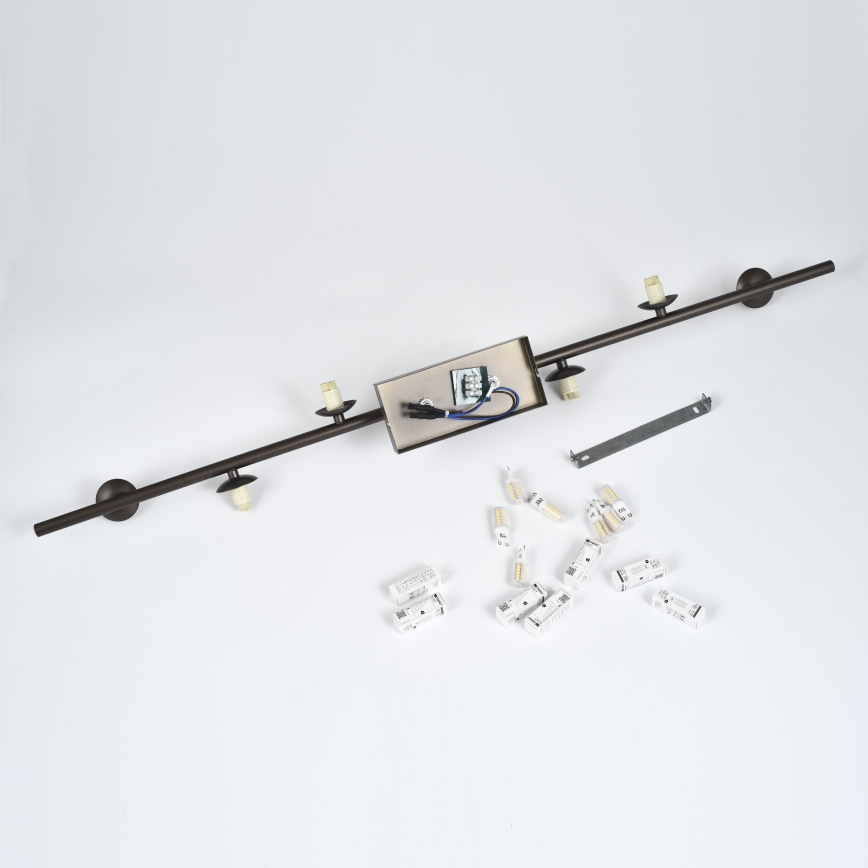Brilagi - Plafoniera LED MILLA 7xG9/3W/230V marrone/marrone fumé