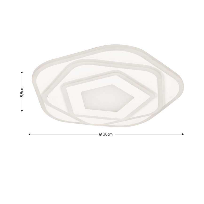 Brilagi - Plafoniera LED dimmerabile MODERN MINI LED/53W/230V 3000/4000/6000K + telecomando