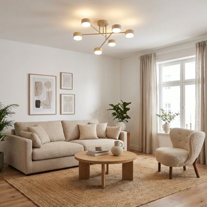 Brilagi - Plafoniera LED MONO 6xGX53/30W/230V beige