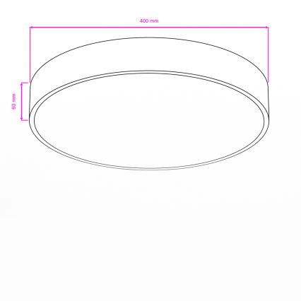 Brilagi - Plafoniera LED da soffitto per bagno POOL LED/36W/230V 3000/4000/5500K Ø 40 cm IP54 ottone