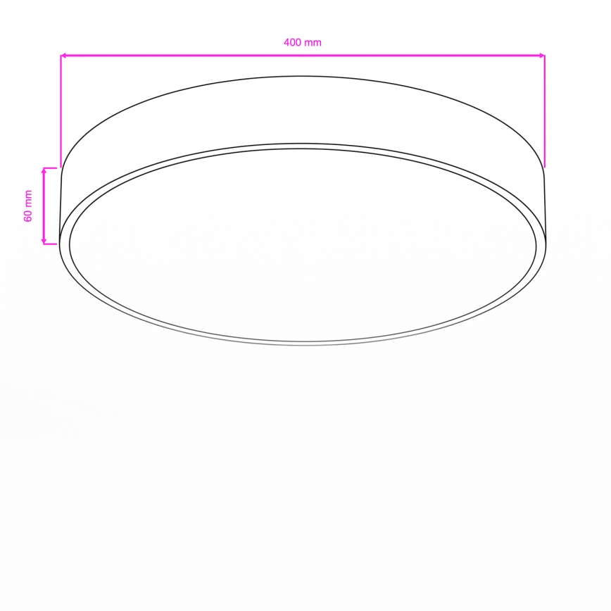 Brilagi - Plafoniera LED da soffitto per bagno POOL LED/36W/230V 3000/4000/5500K Ø 40 cm IP54 ottone