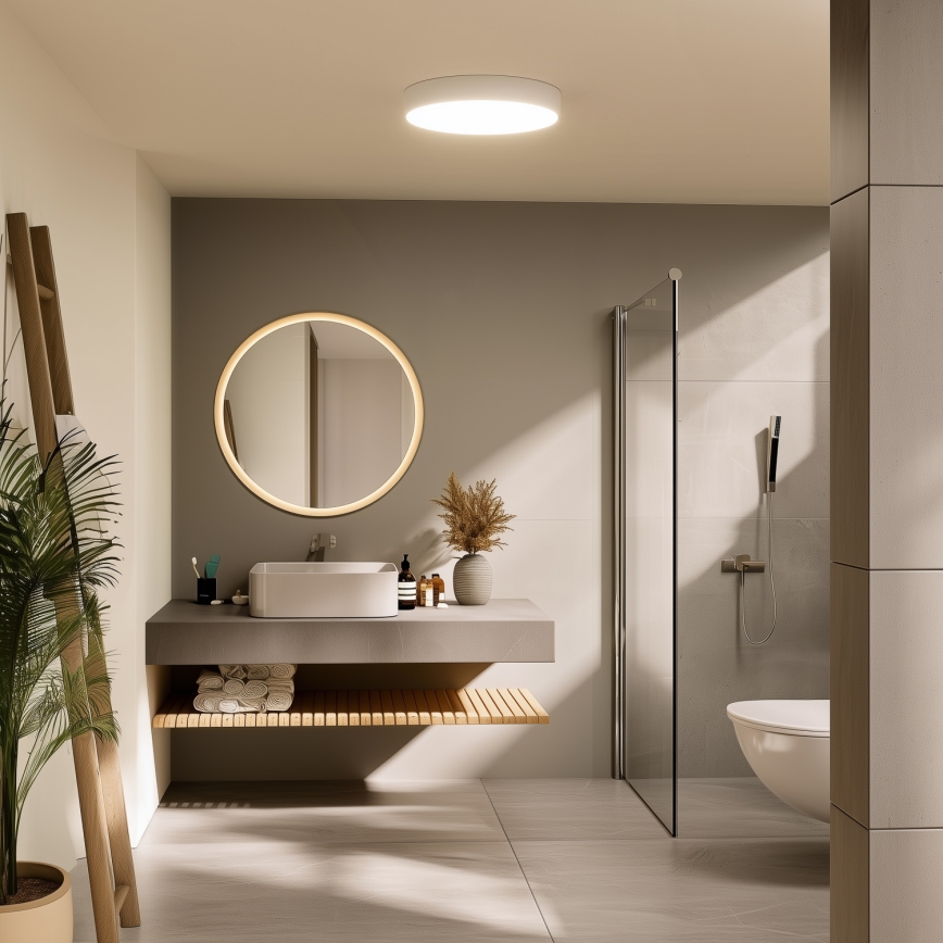 Brilagi - Plafoniera LED da bagno POOL LED/36W/230V 3000/4000/5500K Ø 40 cm IP54 bianco