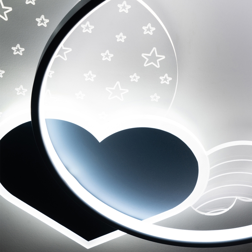 Brilagi - Plafoniera LED per bambini LOVE LED/48W/230V 3000/4500/6000K blu