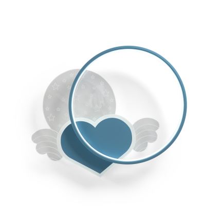 Brilagi - Plafoniera LED per bambini LOVE LED/48W/230V 3000/4500/6000K blu
