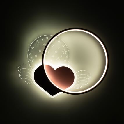 Brilagi - Plafoniera LED per bambini LOVE LED/48W/230V 3000/4500/6000K rosa