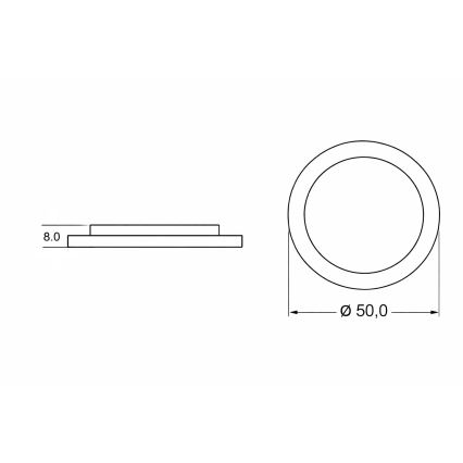 Brilagi - Plafoniera LED per cameretta THUNDER LED/90W/230V 3000/4500/6000K Ø 50 cm