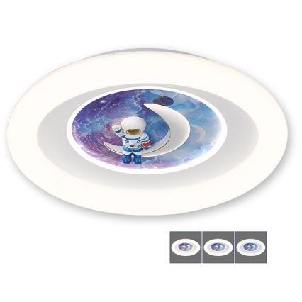 BRILAGI - Lampada da soffitto LED per bambini ASTRO LED/80W/230V 3000/4500/6000K Ø 51 cm