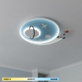 Brilagi - Plafoniera LED per cameretta STARSHIP LED/64W/230V 3000/4500/6000K blu
