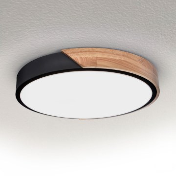 Brilagi - Plafoniera LED PILANA LED/24W/230V quercia diametro 30 cm