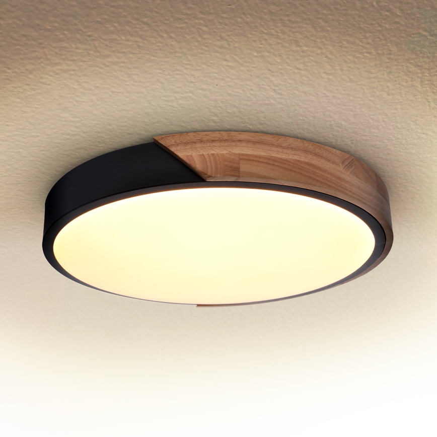 Brilagi - Plafoniera LED PILANA LED/24W/230V quercia diametro 30 cm