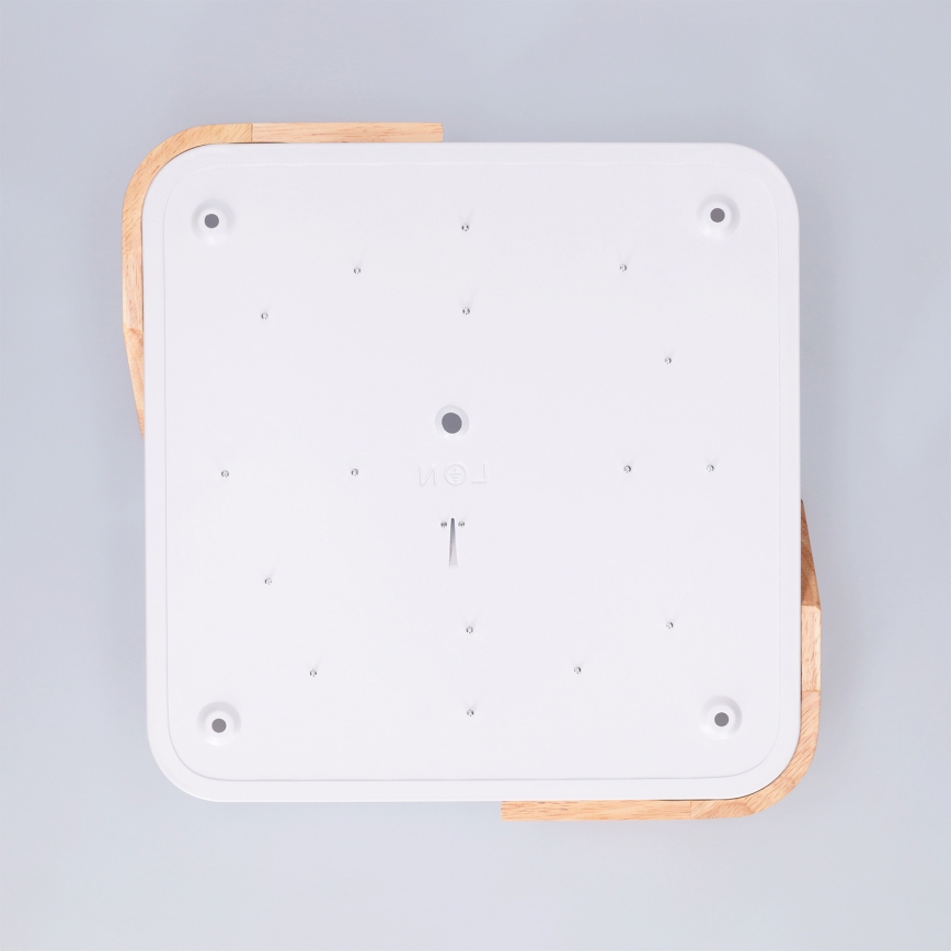 Brilagi - Plafoniera LED PILANA LED/24W/230V rovere/bianco 32x32 cm