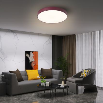 Brilagi - Plafoniera LED POOL LED/36W/230V 3000/4000/6000K Ø 30 cm bordeaux