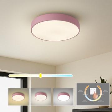 Brilagi - Plafoniera LED POOL LED/36W/230V 3000/4000/6000K Ø 30 cm rosa