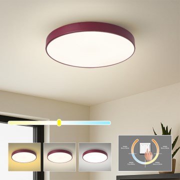 Brilagi - Plafoniera LED POOL LED/48W/230V 3000/4000/6000K Ø 40 cm bordeaux