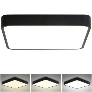 Brilagi - Plafoniera LED POOL SQUARE LED/48W/230V 3000/4500/6000K 50x50 cm nero