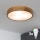 Brilagi - Plafoniera LED RGBW dimmerabile CARVALHO 3xE27/9W/230V 2700-6500K Wi-Fi rovere Ø 47,5 cm