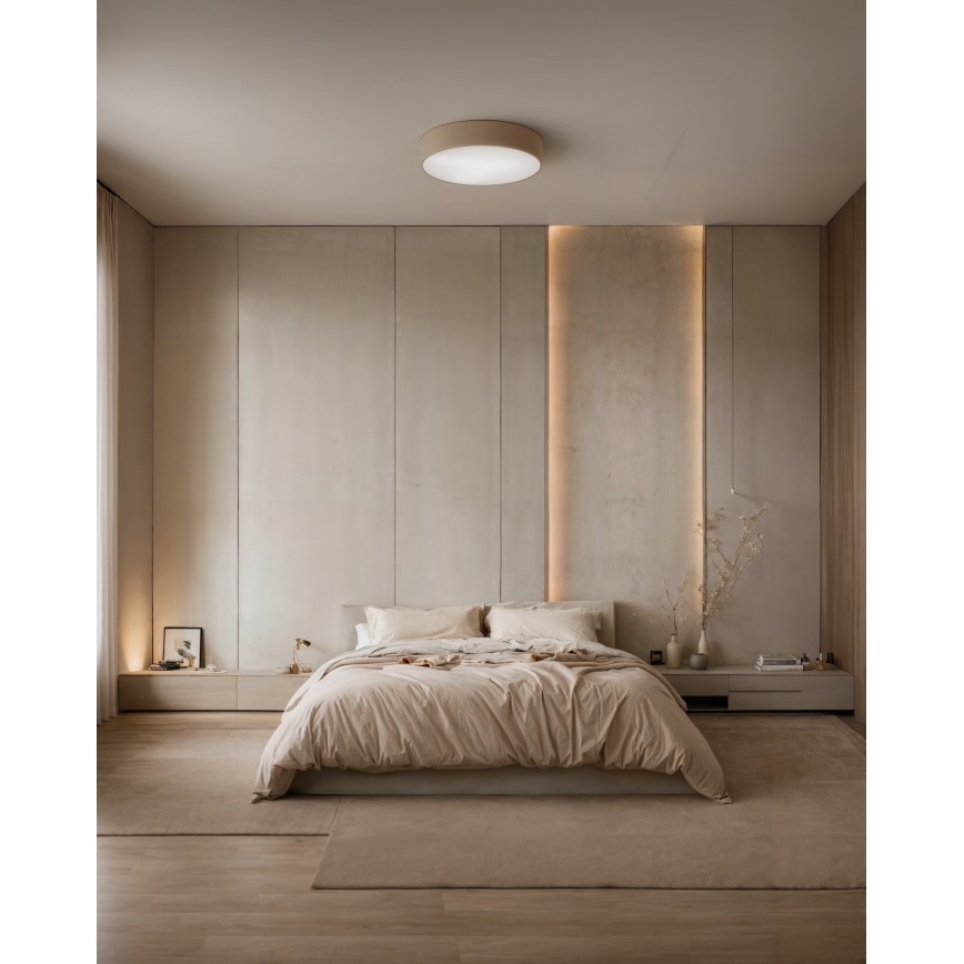 Brilagi - Plafoniera dimmerabile LED RGBW CLARE 3xE27/9W/230V 2700-6500K Ø 40 cm Wi-Fi beige
