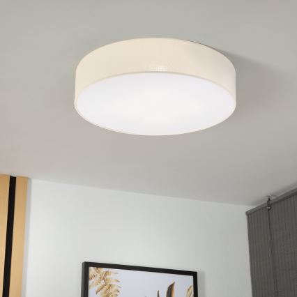 Brilagi - Plafoniera LED SIRIJA 4xE27/15W/230V Ø 60 cm colore crema