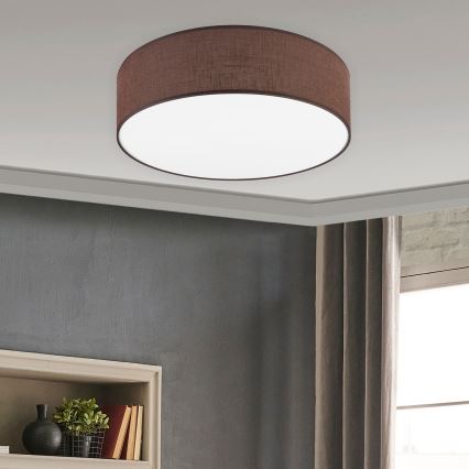 Brilagi - Plafoniera LED SIRIJA LED/24W/230V diametro 45 cm marrone