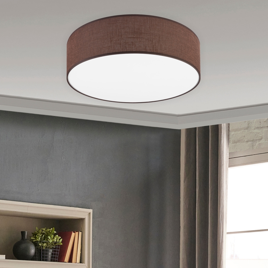 Brilagi - Plafoniera LED SIRIJA LED/24W/230V diametro 45 cm marrone
