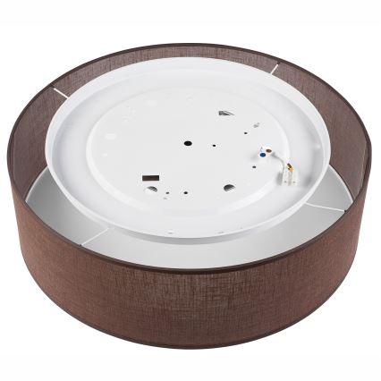 Brilagi - Plafoniera LED SIRIJA LED/24W/230V diametro 45 cm marrone