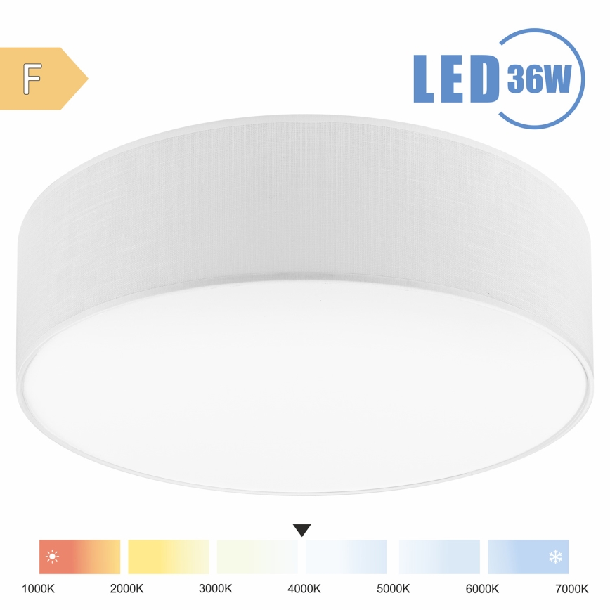 Brilagi - Plafoniera LED SIRIJA LED/36W/230V diametro 45 cm bianco