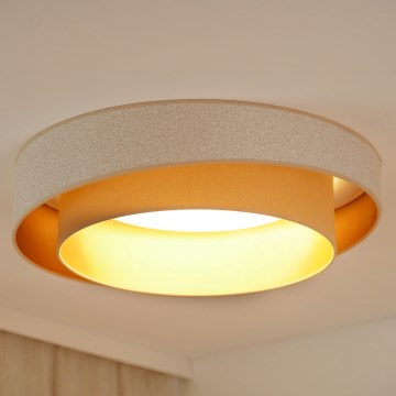 Brilagi - Plafoniera LED VEGAS SHINE LED/24W/230V diametro 60 cm beige/color crema