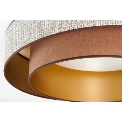Brilagi - Plafoniera LED VEGAS SHINE LED/24W/230V diametro 60 cm marrone