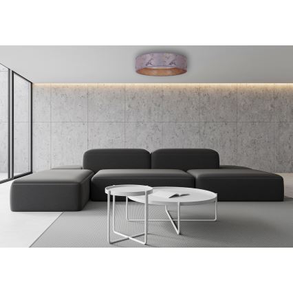 Brilagi - Plafoniera LED VELVET LED/12W/230V d. 30 cm 3000K/4000K/6400K grigio/oro