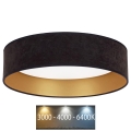 Brilagi - Plafoniera LED VELVET LED/24W/230V 3000/4000/6400K nero/oro