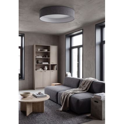 Brilagi - Plafoniera LED VELVET SIMPLE LED/24W/230V 3000K Ø 45 cm grigia