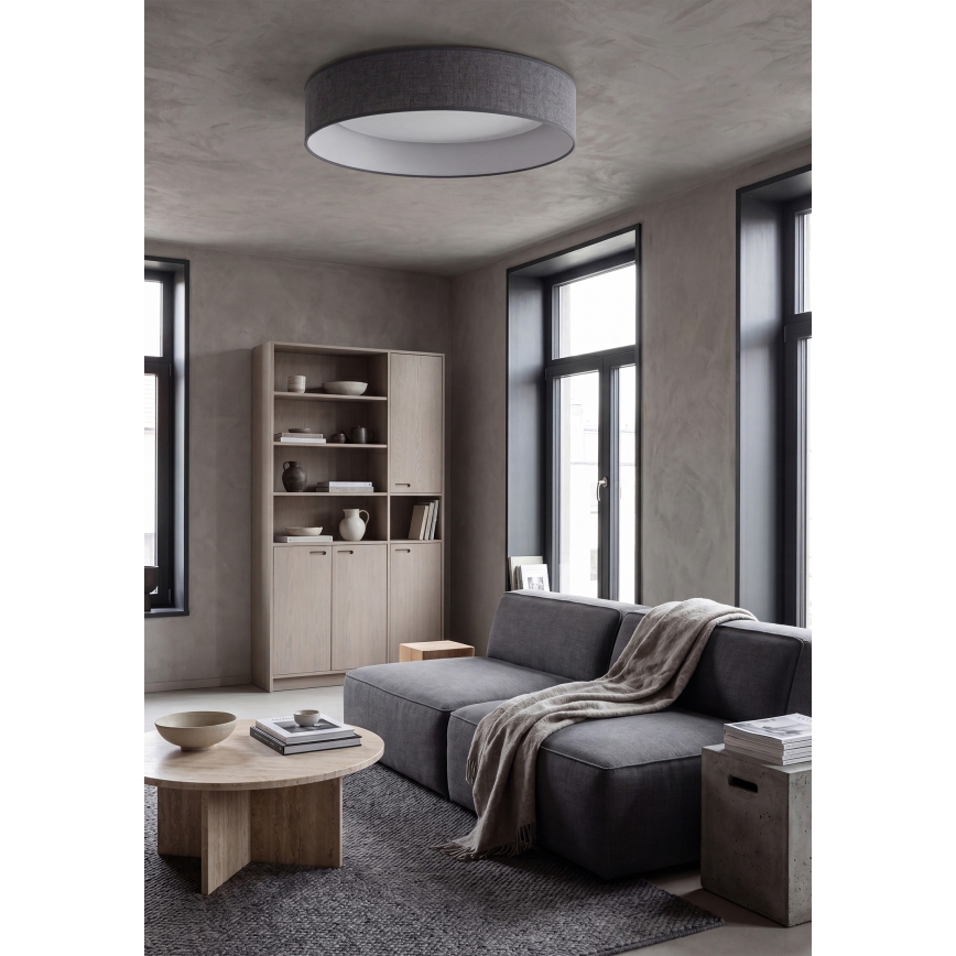 Brilagi - Plafoniera LED VELVET SIMPLE LED/24W/230V 3000K Ø 45 cm grigia