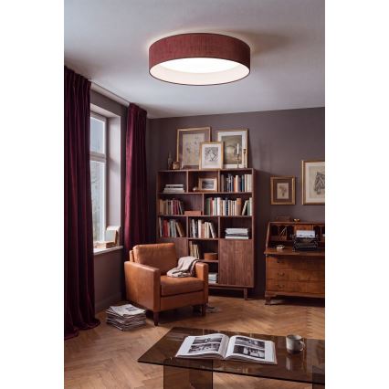 Brilagi - Plafoniera LED VELVET SIMPLE LED/24W/230V 4000K Ø 45 cm bordeaux