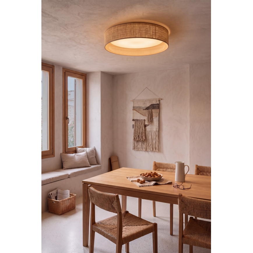 Brilagi - Plafoniera LED VELVET SIMPLE LED/36W/230V 3000K Ø 55 cm beige