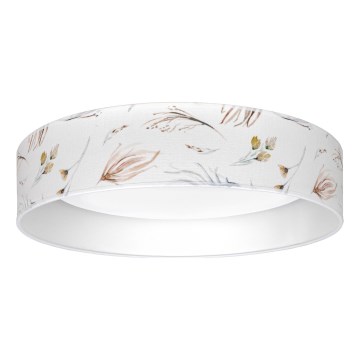 Brilagi - Plafoniera LED VELVET SIMPLE LED/36W/230V 3000K Ø 55 cm bianco/motivo floreale