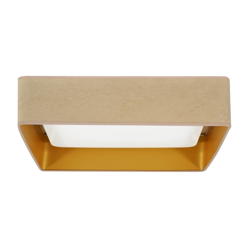 Brilagi - Plafoniera LED VELVET SQUARE LED/24W/230V beige
