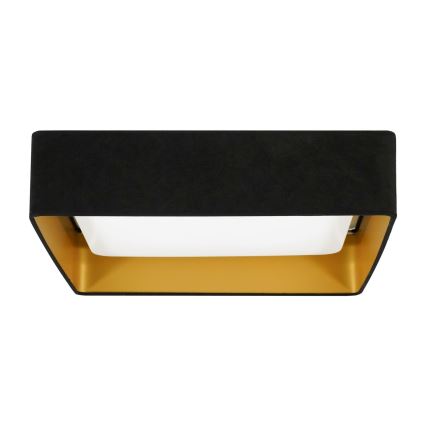Brilagi - Plafoniera LED VELVET SQUARE LED/24W/230V 43x43 cm nera