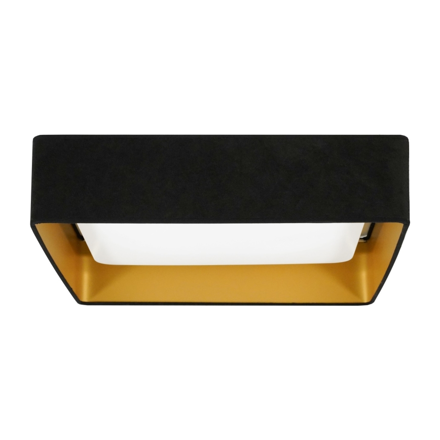 Brilagi - Plafoniera LED VELVET SQUARE LED/24W/230V 43x43 cm nera