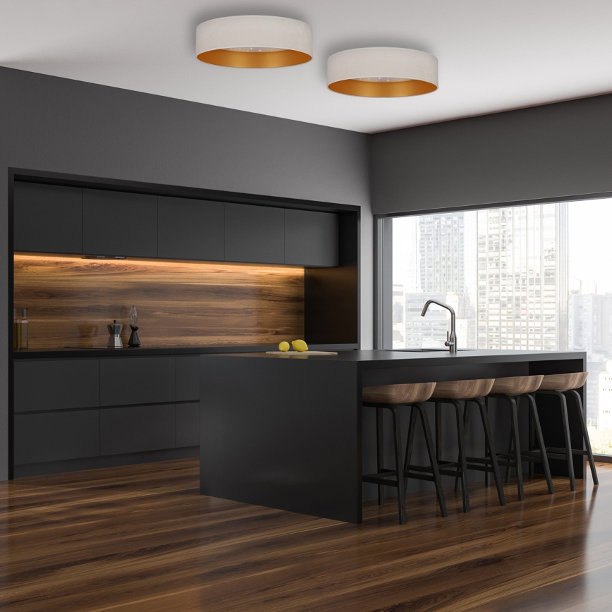 Brilagi - Plafoniera LED VELVET STAR LED/24W/230V d. 40 cm 3000K/4000K/6400K cremoso/oro