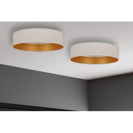 Brilagi - Plafoniera LED VELVET STAR LED/24W/230V d. 40 cm 3000K/4000K/6400K cremoso/oro