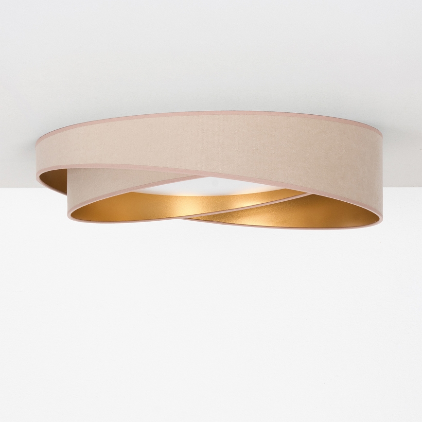 BRILAGI - Plafoniera LED VELVET TWIST LED/24W/230V 4000K Ø 55 cm beige/oro