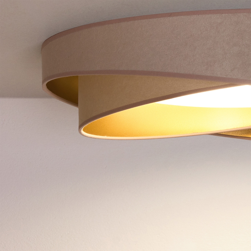 BRILAGI - Plafoniera LED VELVET TWIST LED/24W/230V 4000K Ø 55 cm beige/oro